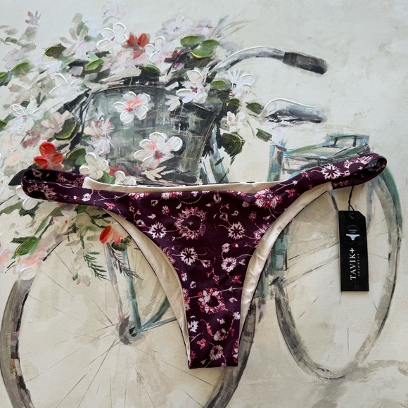 TAVIK minimal coverage heather bottom Medina Merlot ๐ - Picture 1 of 7